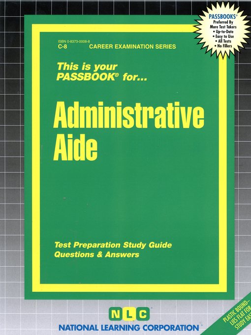 Title details for Administrative Aide by National Learning Corporation - Available